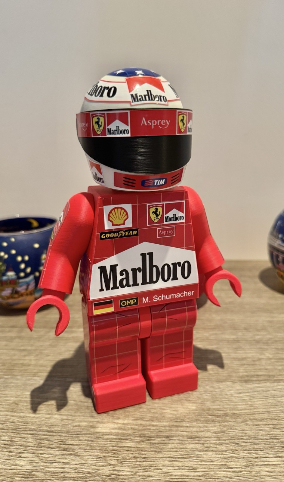 F1 Minifigure Figure 23/24 Cm XXL Michael Schumacher World Champions 1998