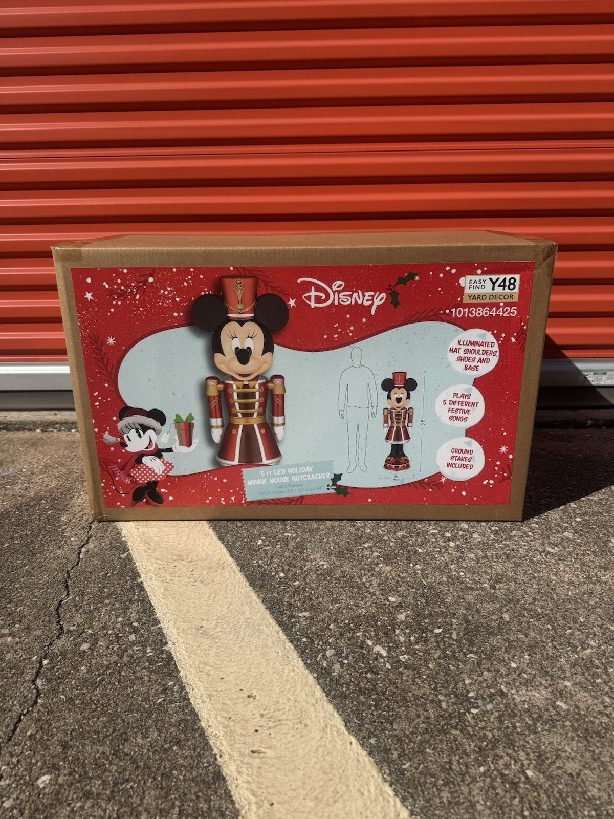 Disney 5 Ft LED Holiday Minnie Mouse Nutcracker 2025 BRAND NEW Ships Now