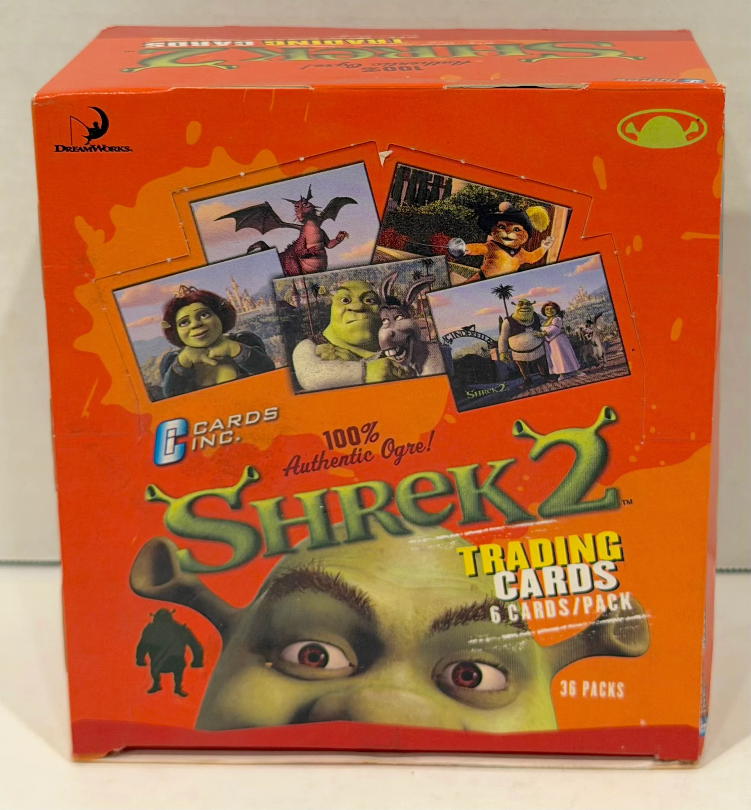 2004 Shrek 2 Movie Photo Trading Card Box 36 Sealed Packs Cards Inc