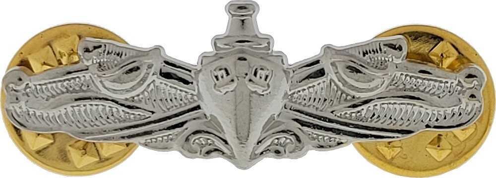 MINI Naval Surface WARFARE Specialist ESWS Badge Hat Silver Pin Enlisted US NAVY