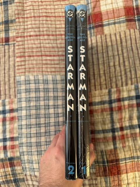 DC Archives: The Golden Age Starman Books 1 and 2  Lot (DC Comics HC)