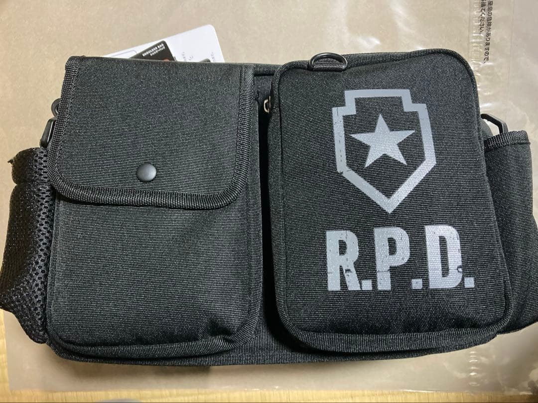 USJ Limited Resident Evil R.P.D. 3-Way Shoulder Bag Official Black BIOHAZARD　F/S