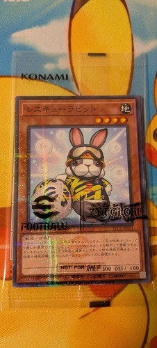 Yu-Gi-Oh Rescue Rabbit eFootball collaboration unopened