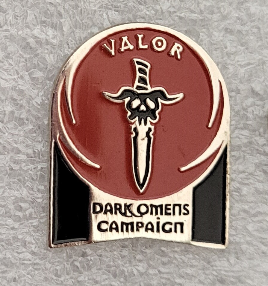 WIZKIDS MAGE KNIGHT Faction Lapel Pin DARK OMENS CAMPAIGN VALOR New