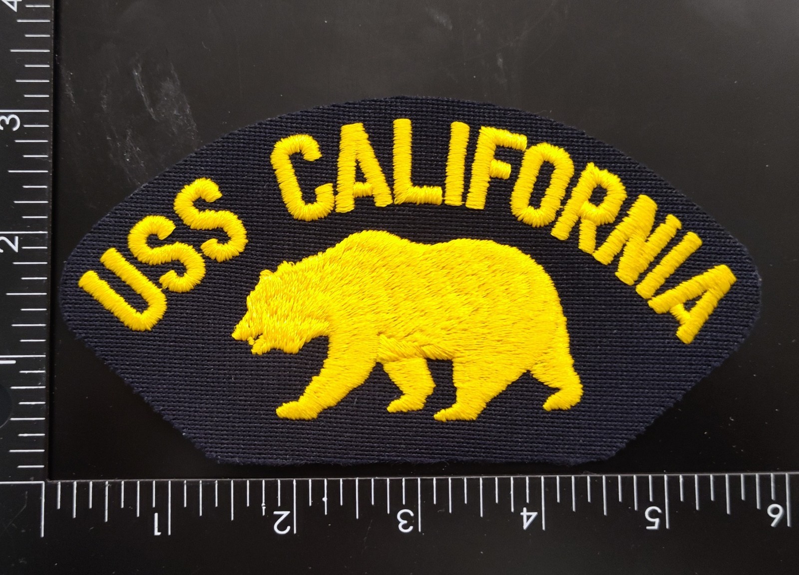U.S. Navy's Patch USS California (CGN-36)  Nuclear-Powered  Hook Loop 