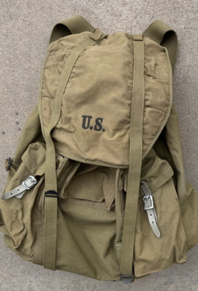 MEESE 1942 WW2 US Army Military Field Backpack Mountain Rucksack Tube Frame