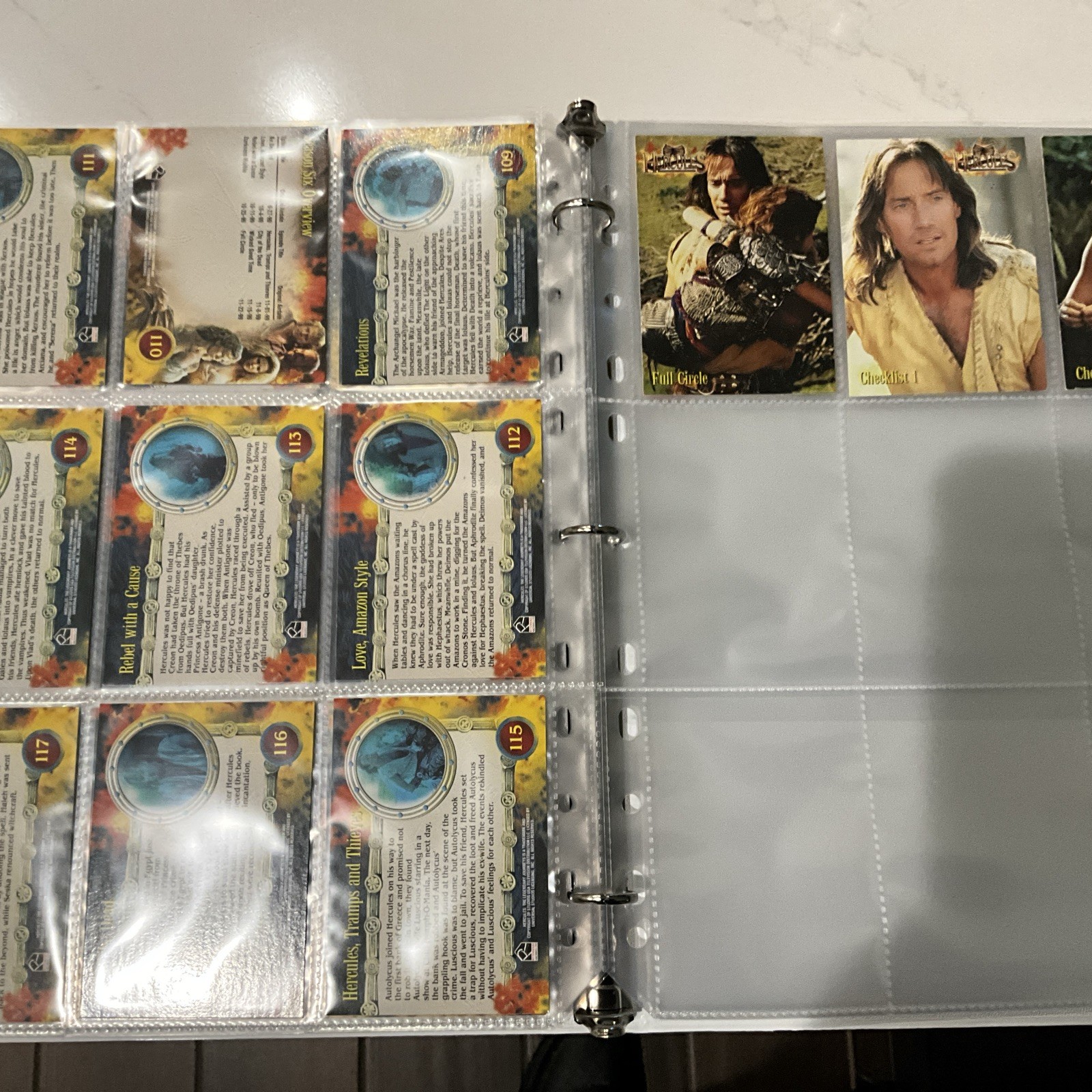 2001 Rittenhouse, Hercules The Legendary Journeys, Complete Set of 120