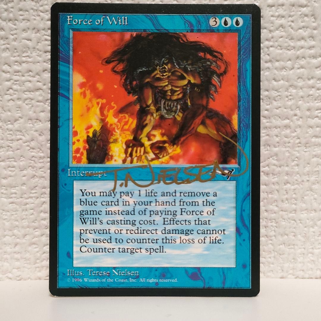 Force of Will All English NM~NM- Signed #2c0443