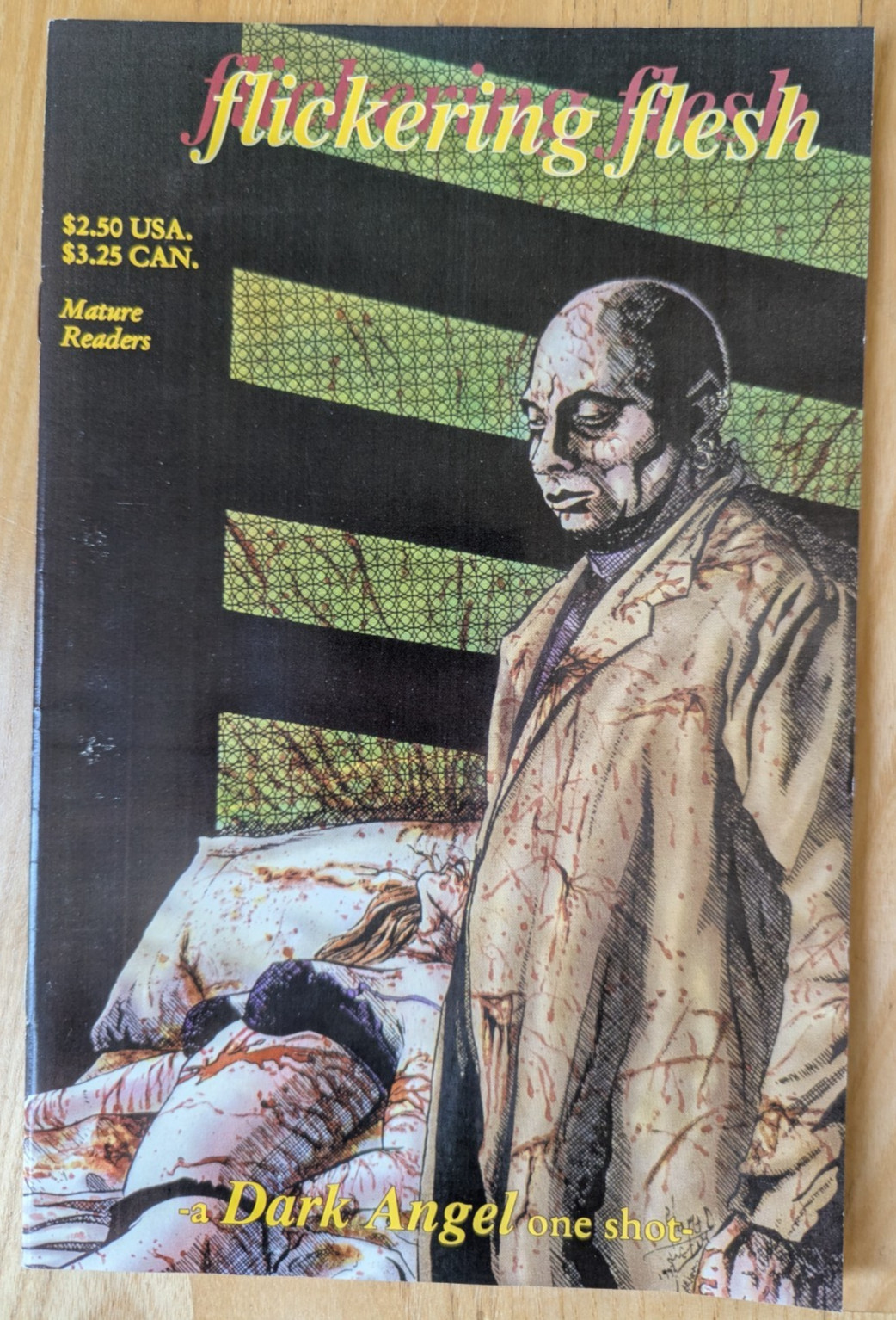 Flickering Flesh - Boneyard Press Comic #1 (Yukich, Dark Angel, March 1993)