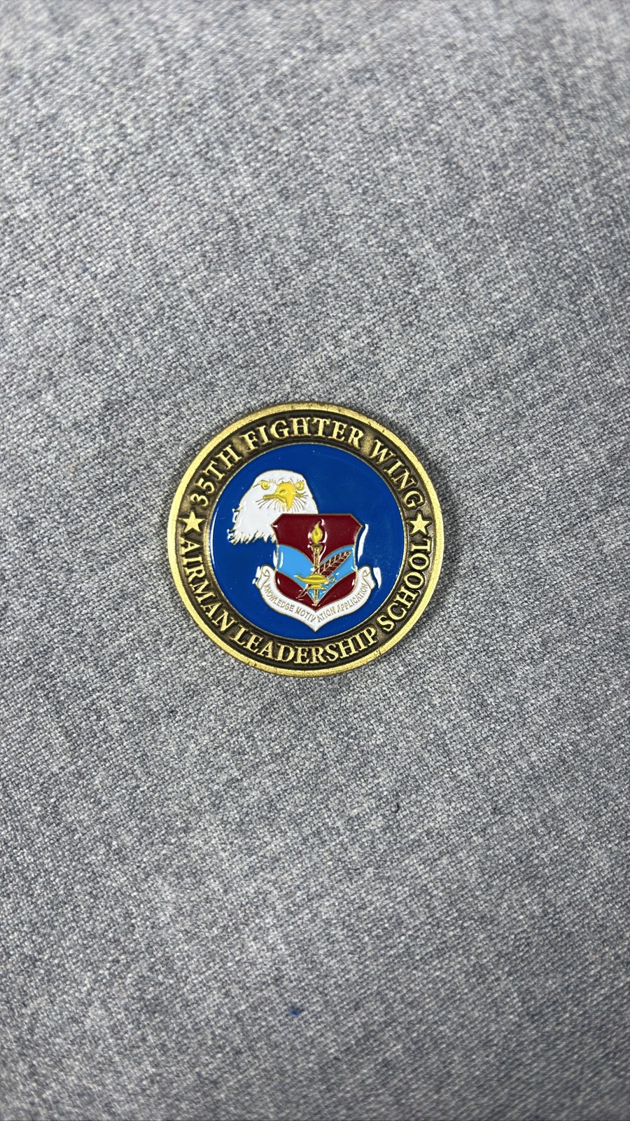 USAF 35th Fighter Wing Airman Leadership School Challenge Coin