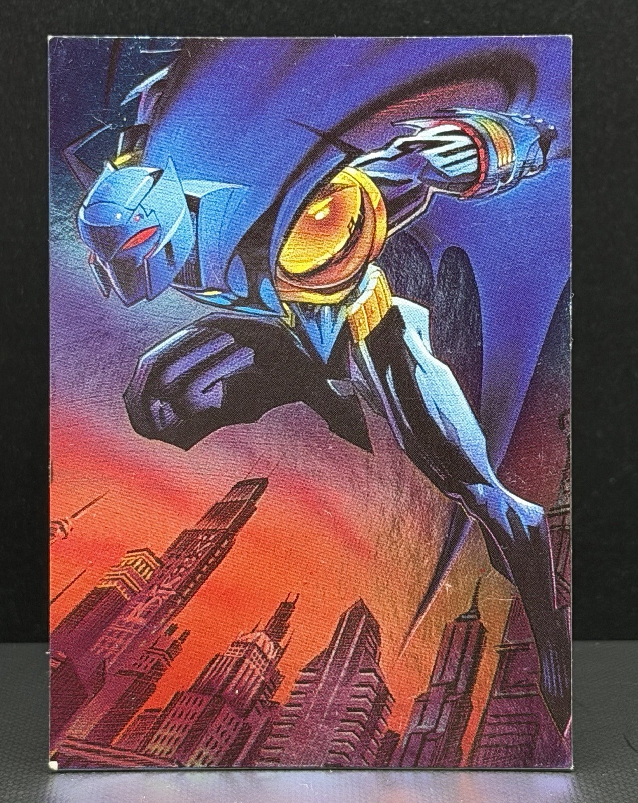 1995 Pepsi DC Cards Metallic BATMAN 12/12 Mexico Trading Card See Pics