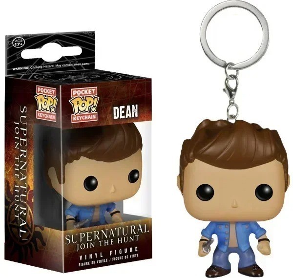 Funko Pop Keychain Supernatural: Dean, Sam, Castiel With Wings