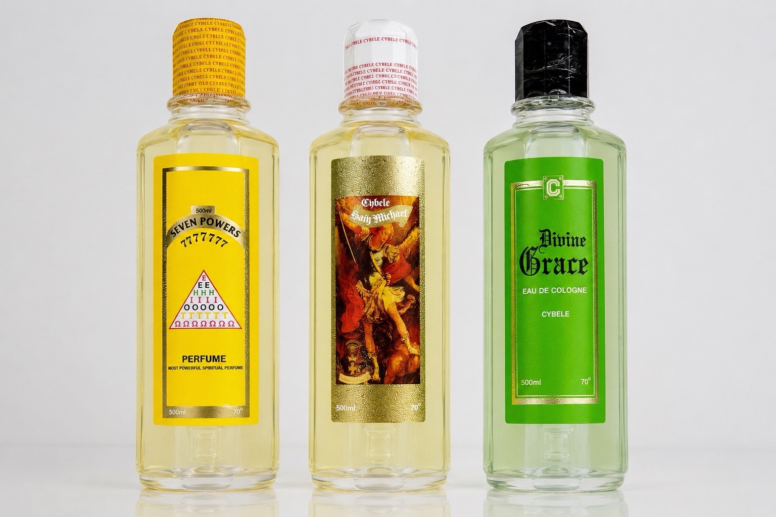 Divine Grace Seven Powers Holy Michael Spiritual Perfume 500ml Combo