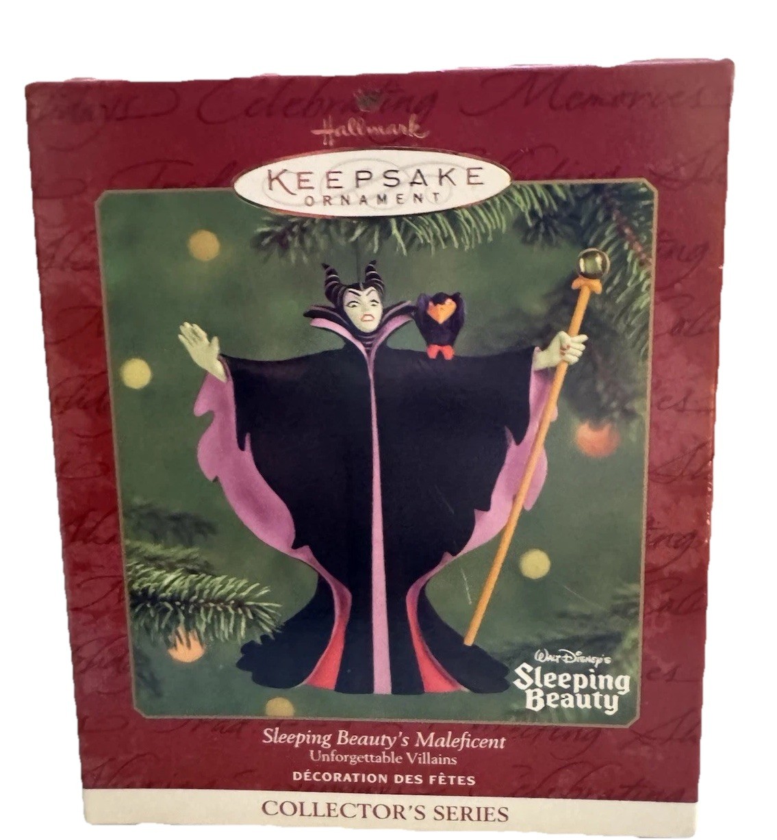 Hallmark 2000 Disney\'s Unforgettable Villians Maleficent Ornament