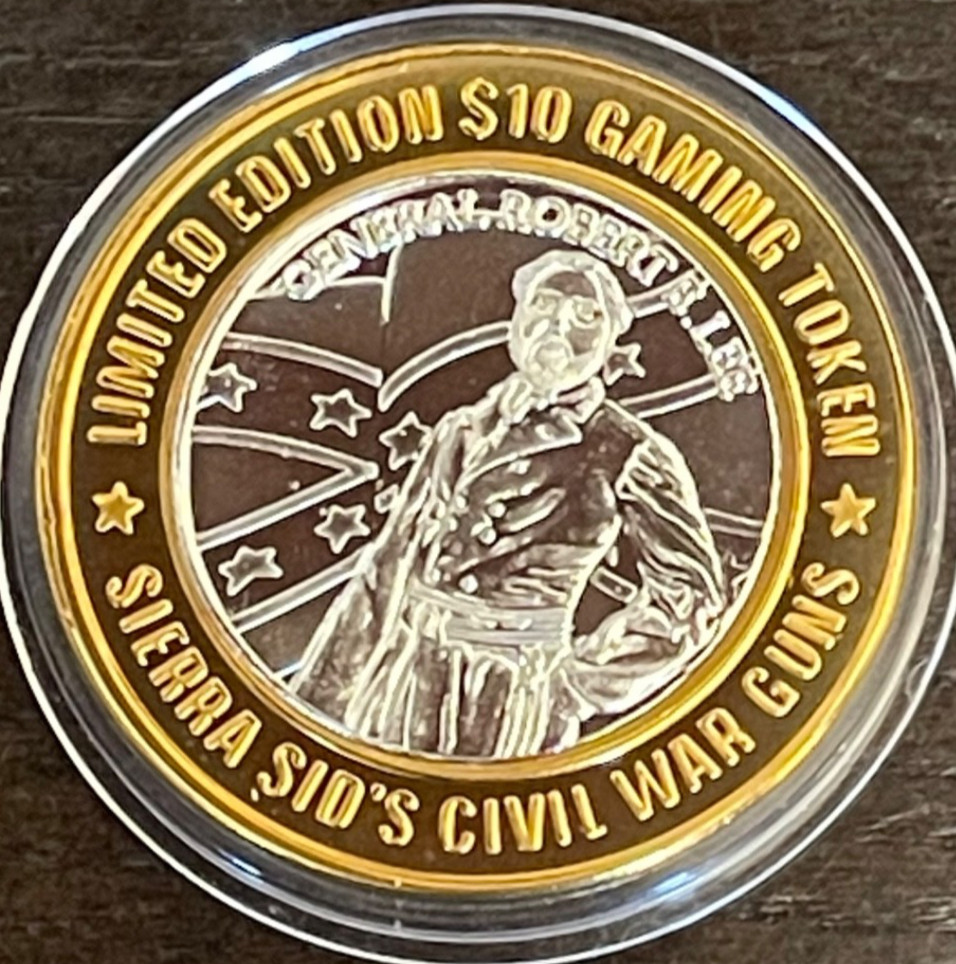 Sierra Sids $10 Silver Strike 2007 General Robert E Lee Civil War Ltd 500