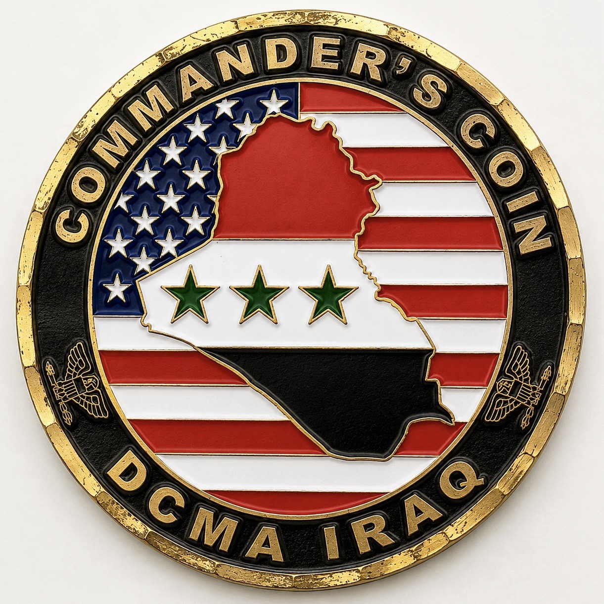 DCMA Iraq Commander’s Challenge Coin Department of Defense DoD OIF RARE