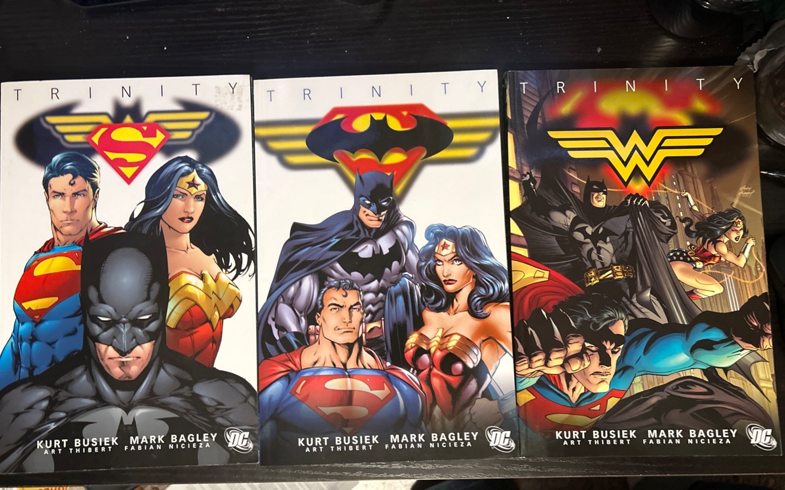 Trinity: Complete Series Vol. 1, 2, 3: 2009 DC Mark Bagley Kurt Busiek TPB