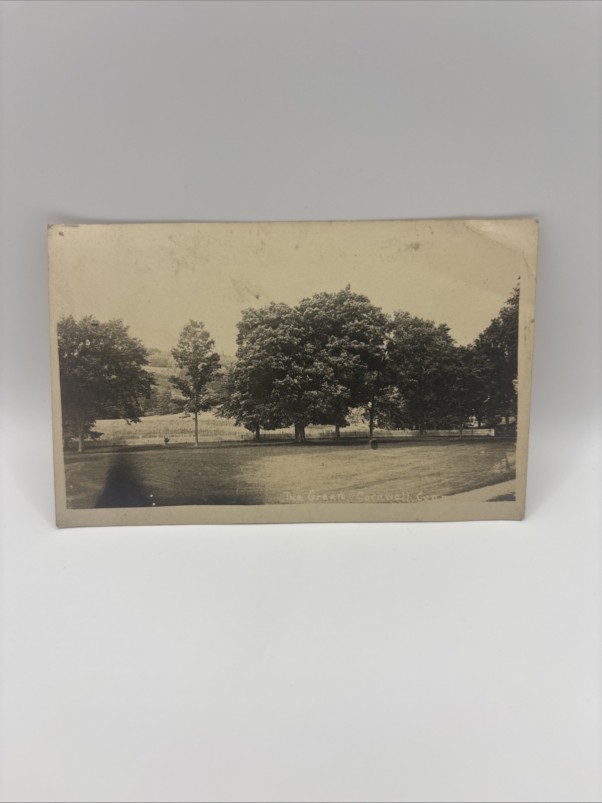 RPPC Postcard The Green, Cornwall Connecticut, CT, 1913