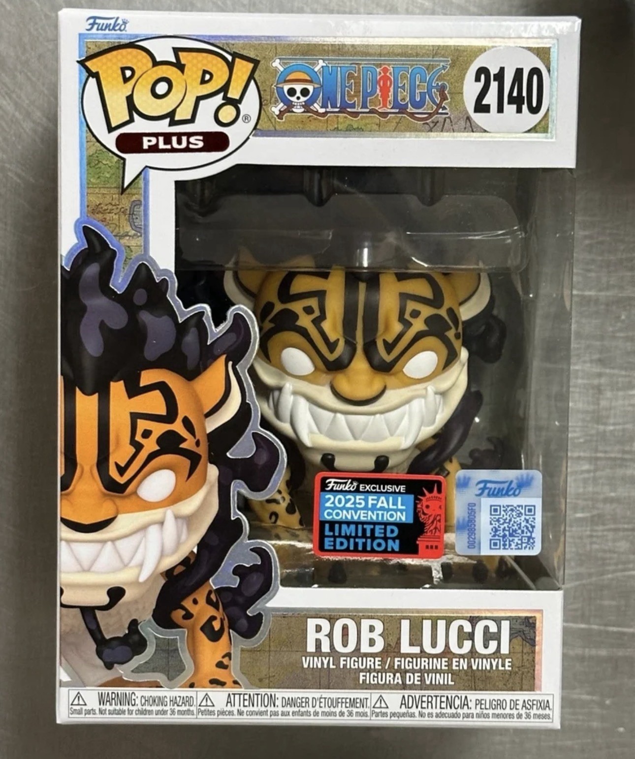 One Piece - Pop Plus Rob Lucci #2140 (NYCC 2025 Shared Exclusive) Funko Pop