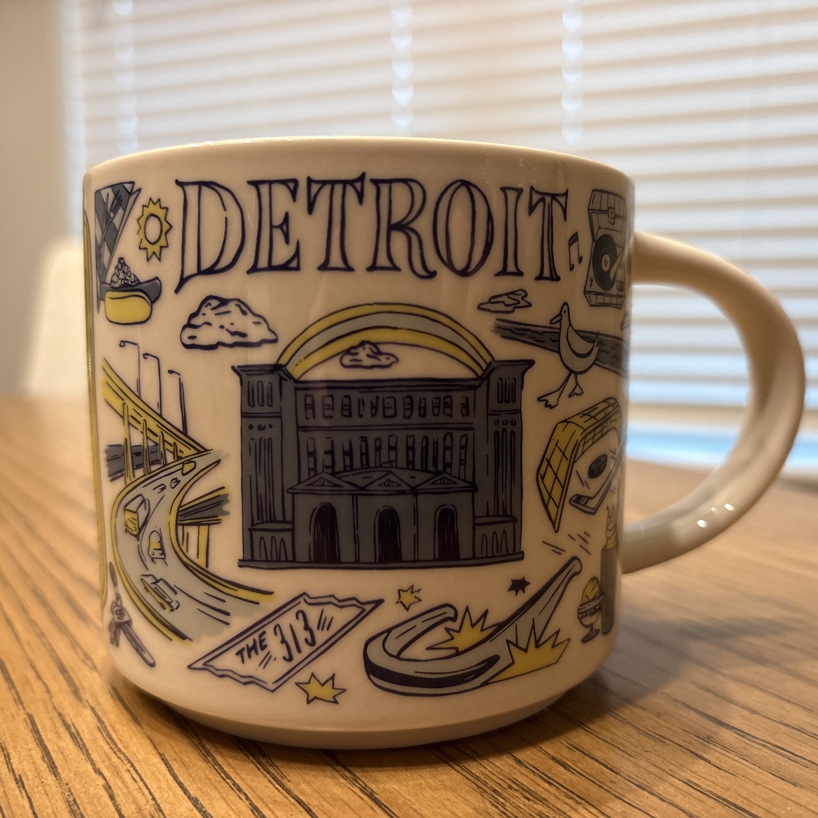 Starbucks Been There Series 14 oz Coffee Mug Detroit, Michigan
