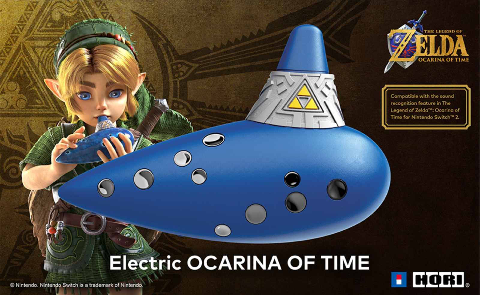 Nintendo Legend of Zelda Ocarina of Time Switch 2 Ocarina PREORDER