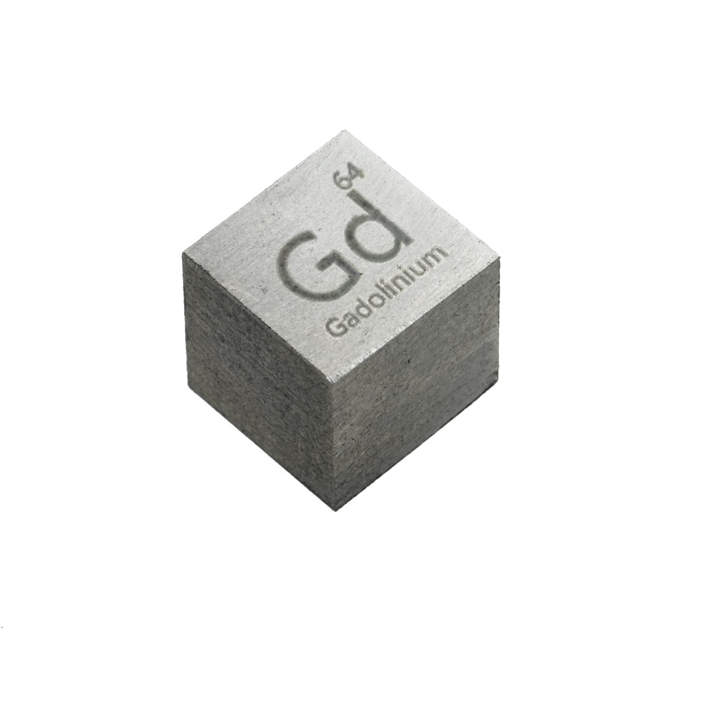 Gadolinium Metal 25.4mm 1 Inch Density Cube 99.9% Element Collection USA SHIP