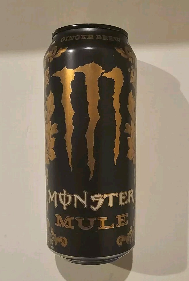 RARE 2019 Monster Energy Drink MULE GINGER BREW Discontinued FULL 16oz CAN