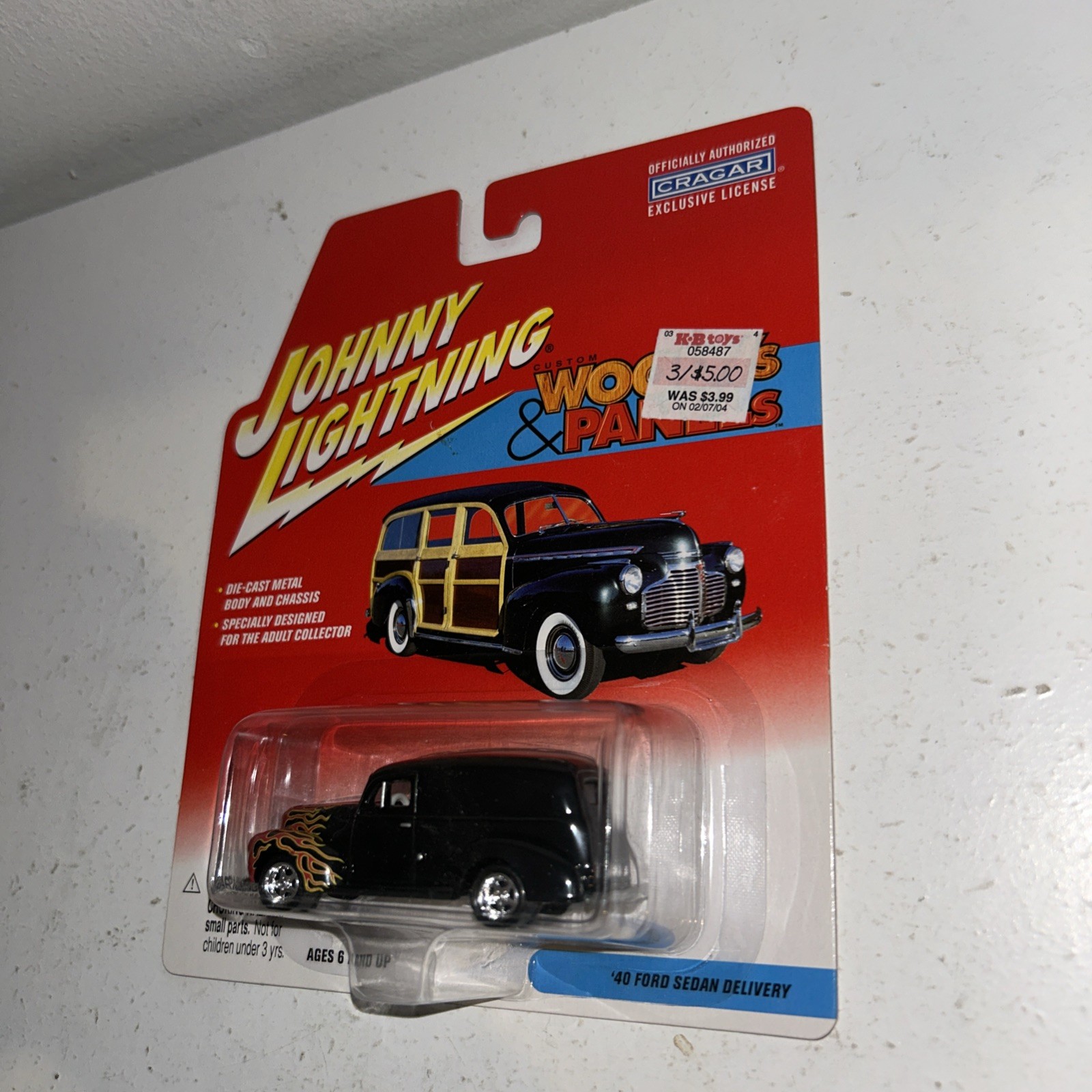 2002 Johnny Lightning Woodys & Panels: '40 Sedan Delivery 1:64 NIB