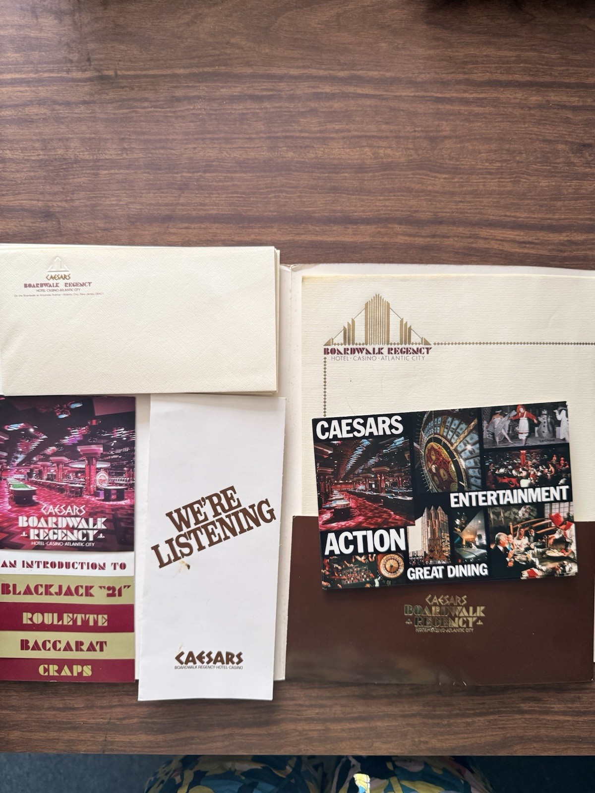 Caesars Boardwalk Regency Hotel Stationary Atlantic City