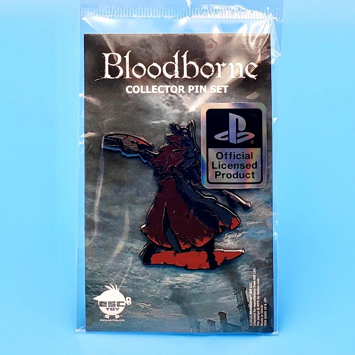 Bloodborne Bloody Hunter on the Hunt Enamel Pin Official Sony PlayStation 2