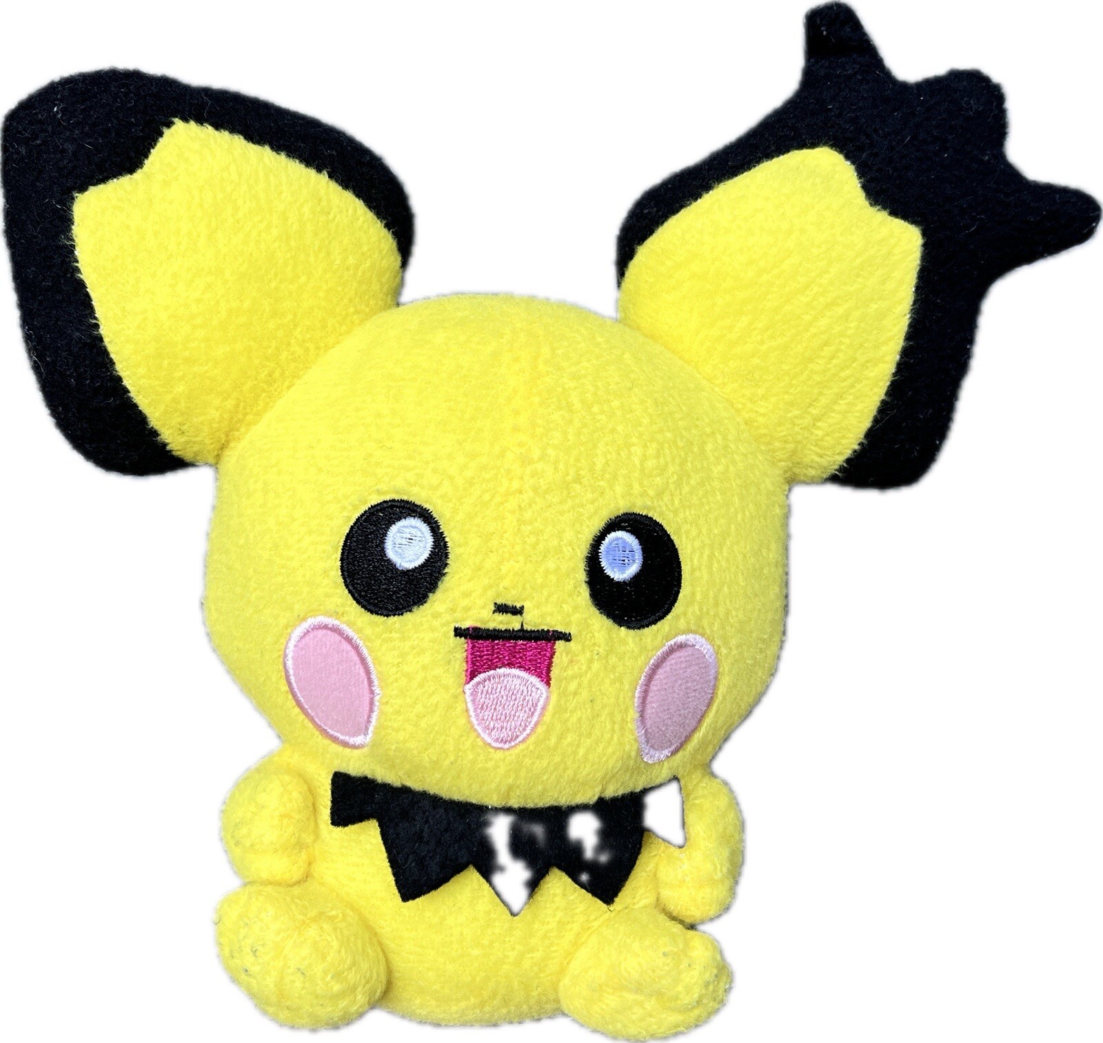 Nintendo Pichu Plush Toy Small Yellow Excellent Spiky Ear Pokemon
