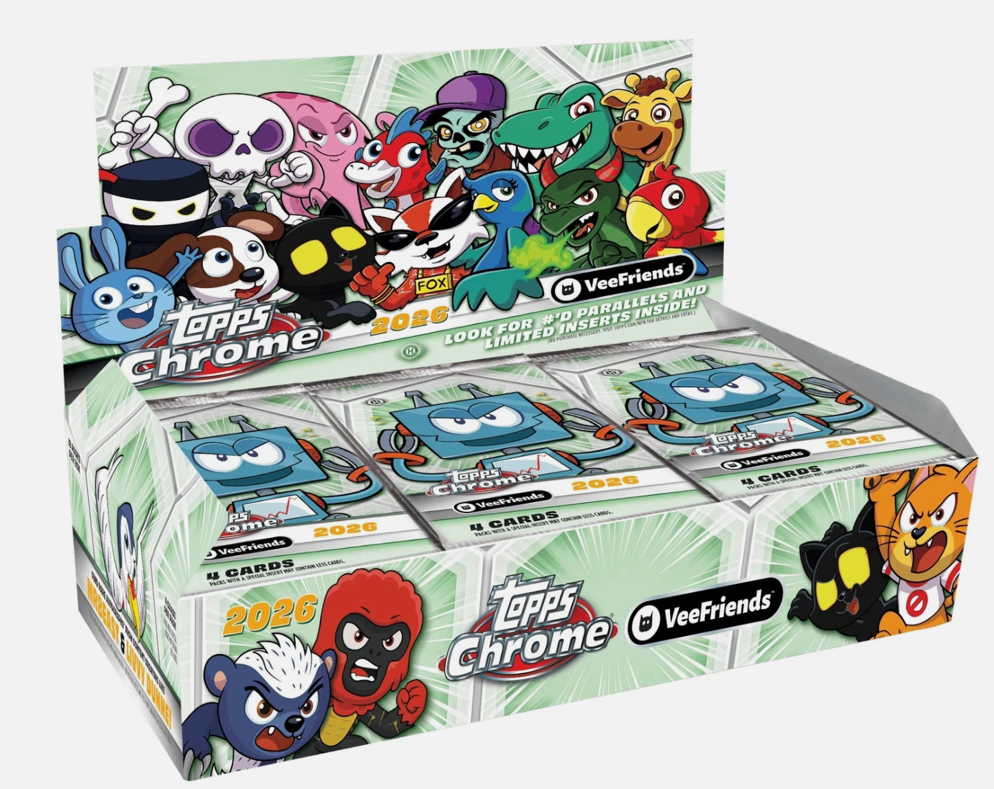 2026 Topps Chrome VEEFRIENDS Hobby Box - Factory Sealed 
