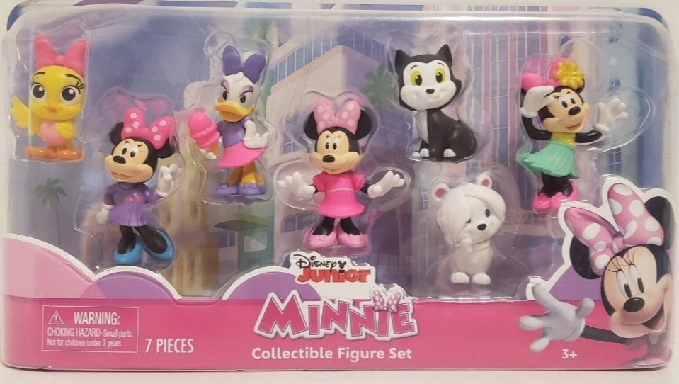 Disney Minnie Mouse & Friends 7pc. Collectible Figure Set NEW