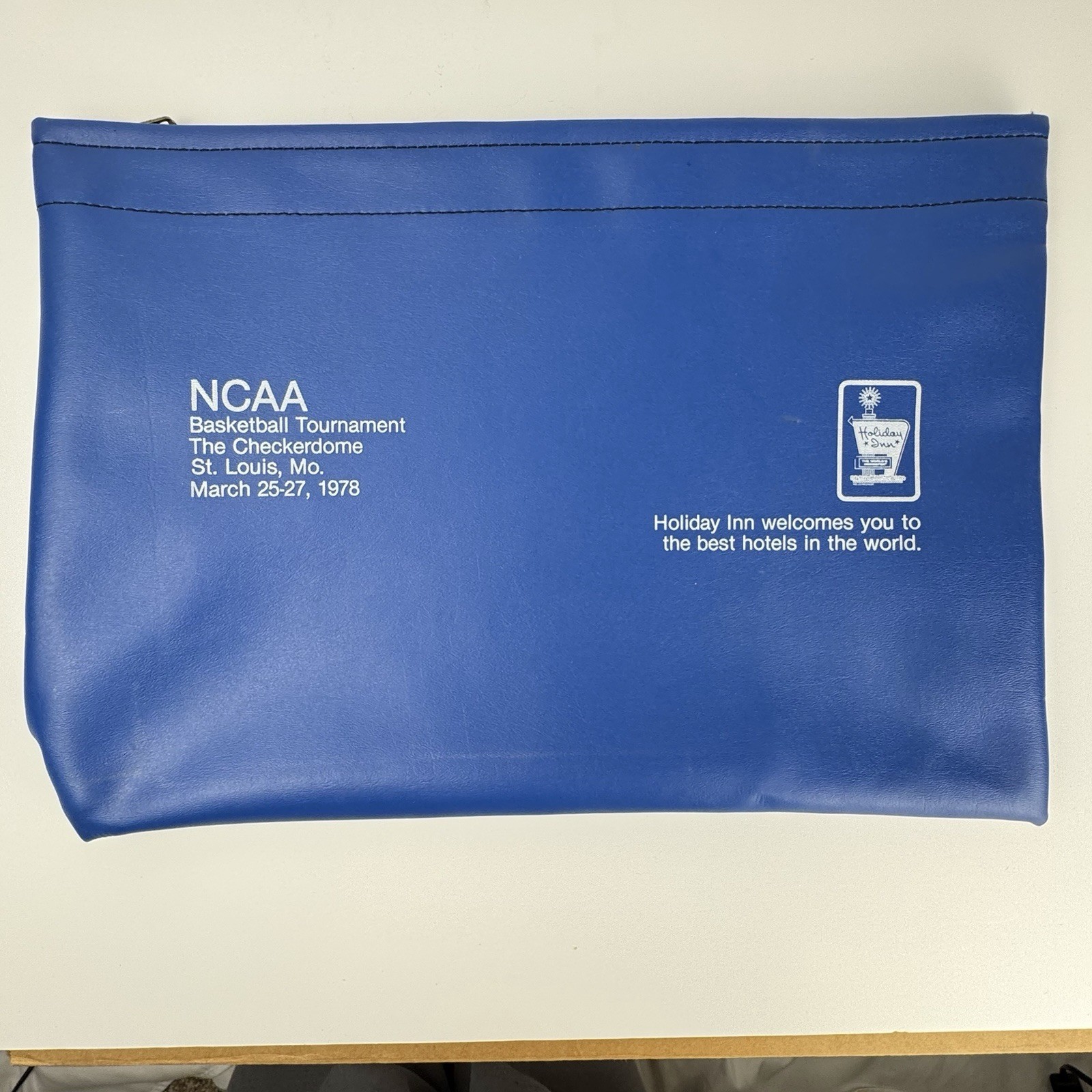 NCAA 1978 Final Four Basketball St. Louis Checkerdome Deposit Bag Money Bag