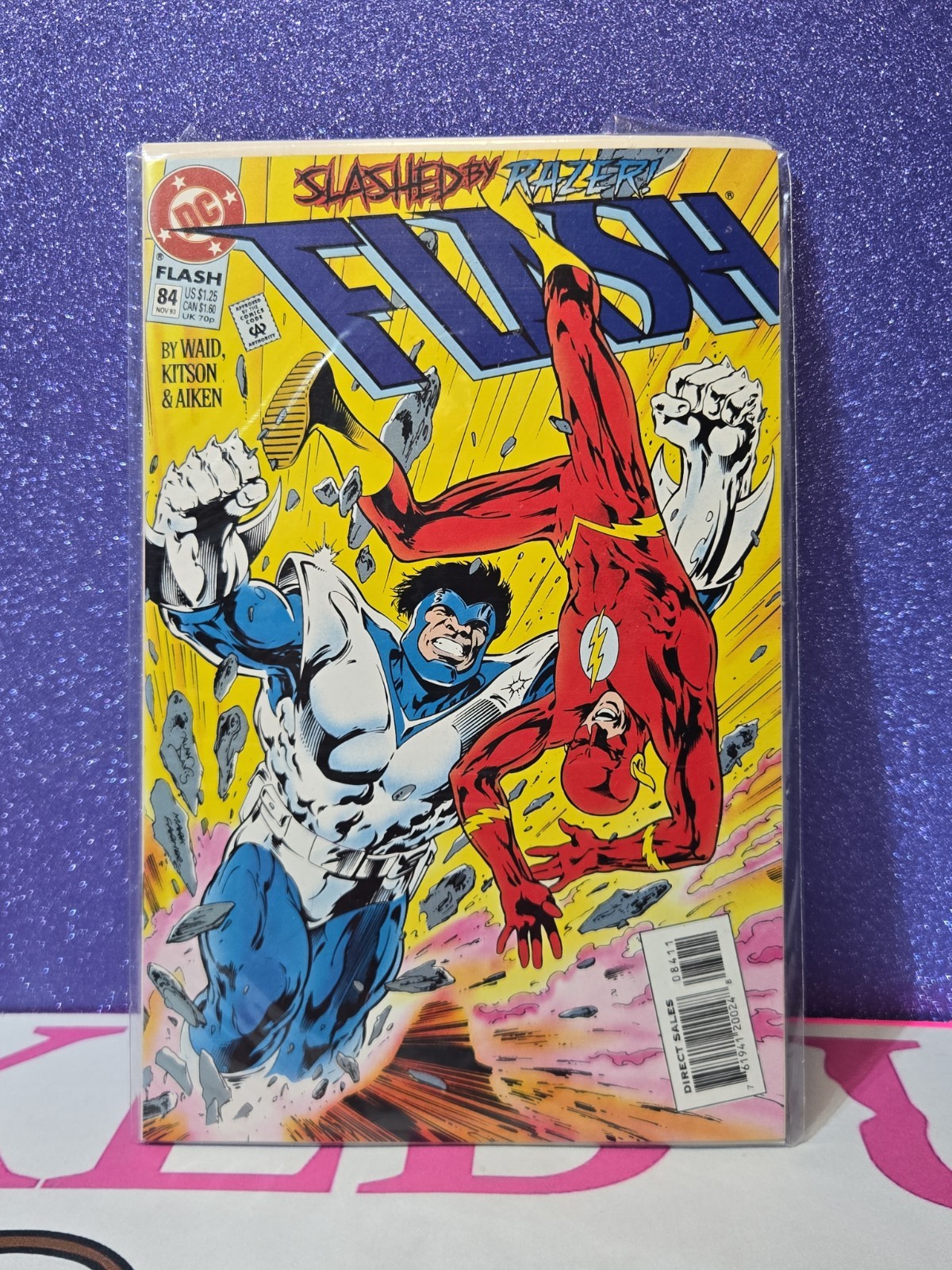 Flash Slashed By Razer Comic #84 By DC Comics (1993) Nov