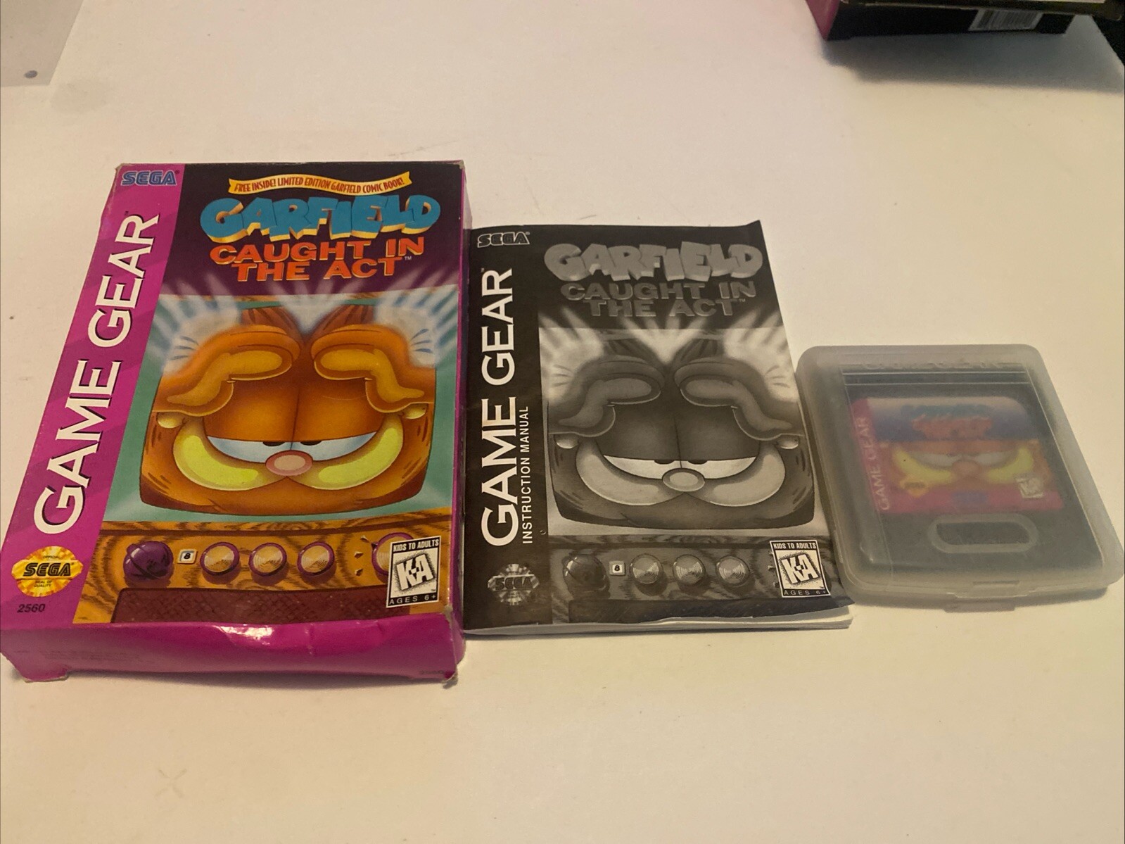 Garfield: Caught in the Act - Game Gear - CIB - Used
