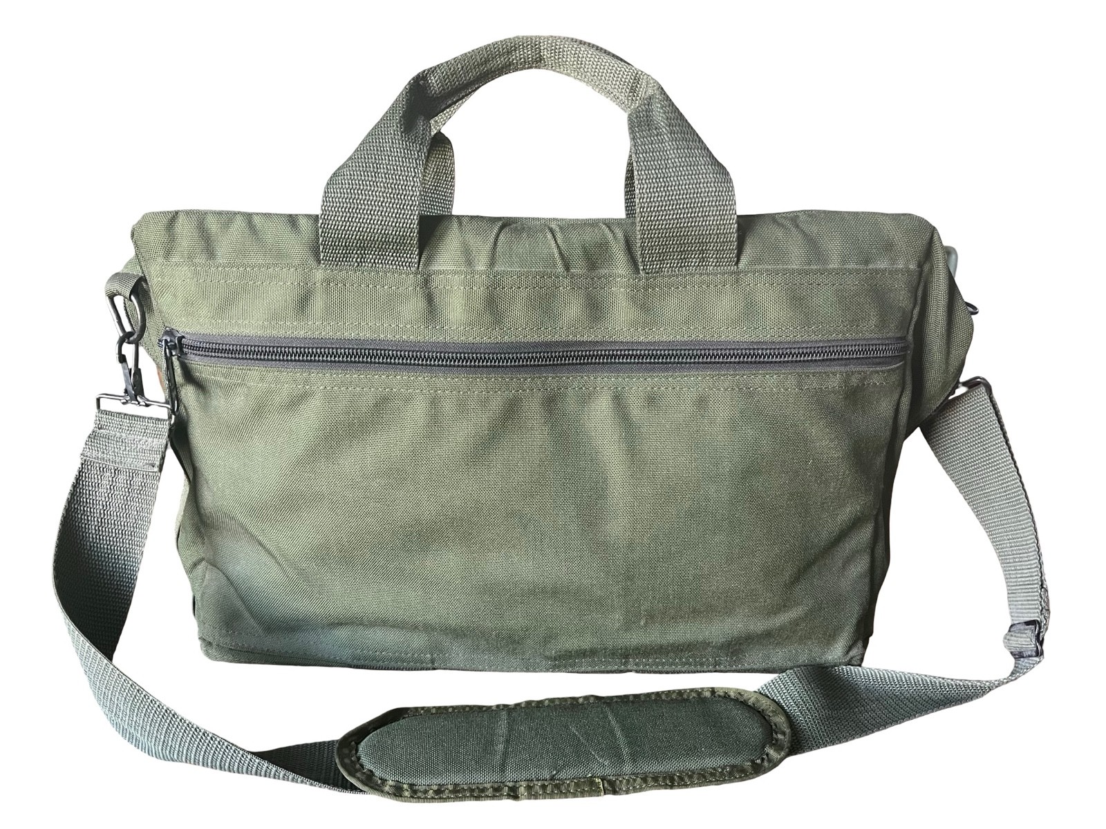 Oldgen 90's Eagle Industries Atache Briefcase W/ Hidden Holster Pocket OD Green