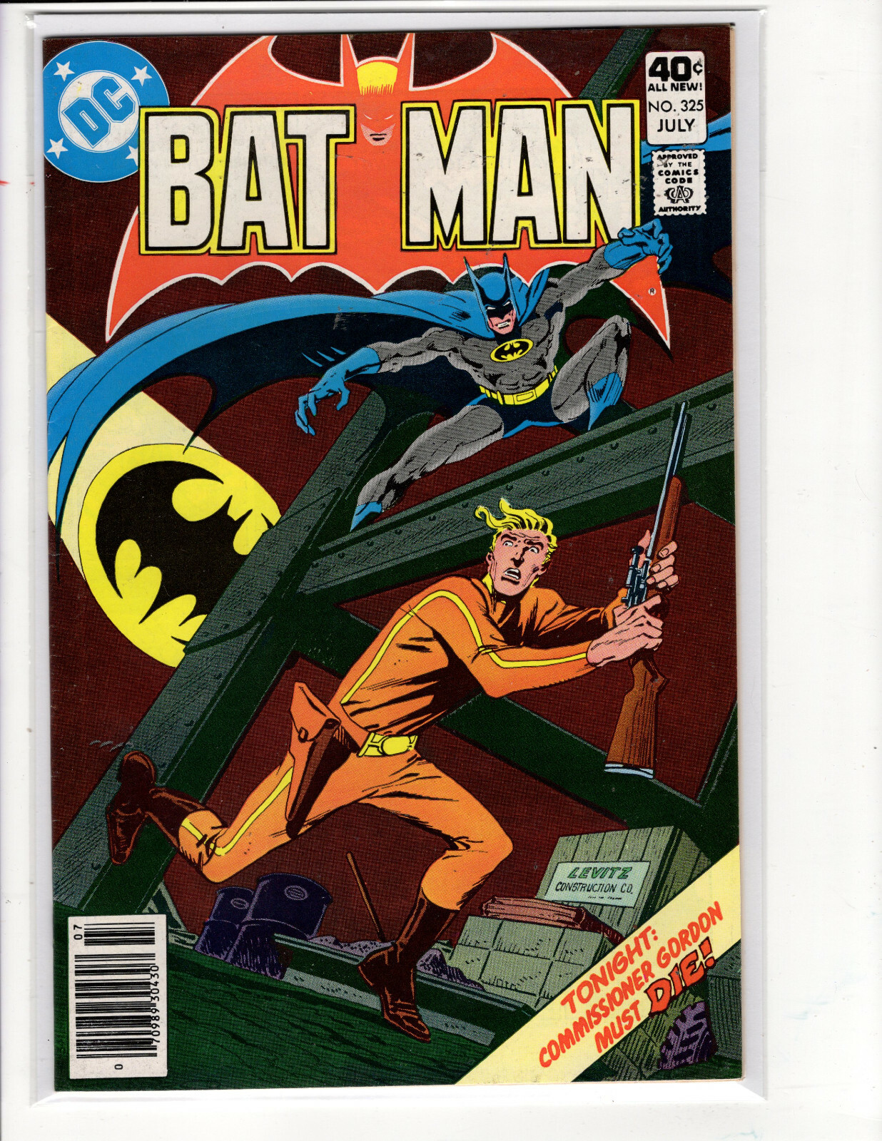 Batman # 325 -329(LOT) 1980 DC COMICS