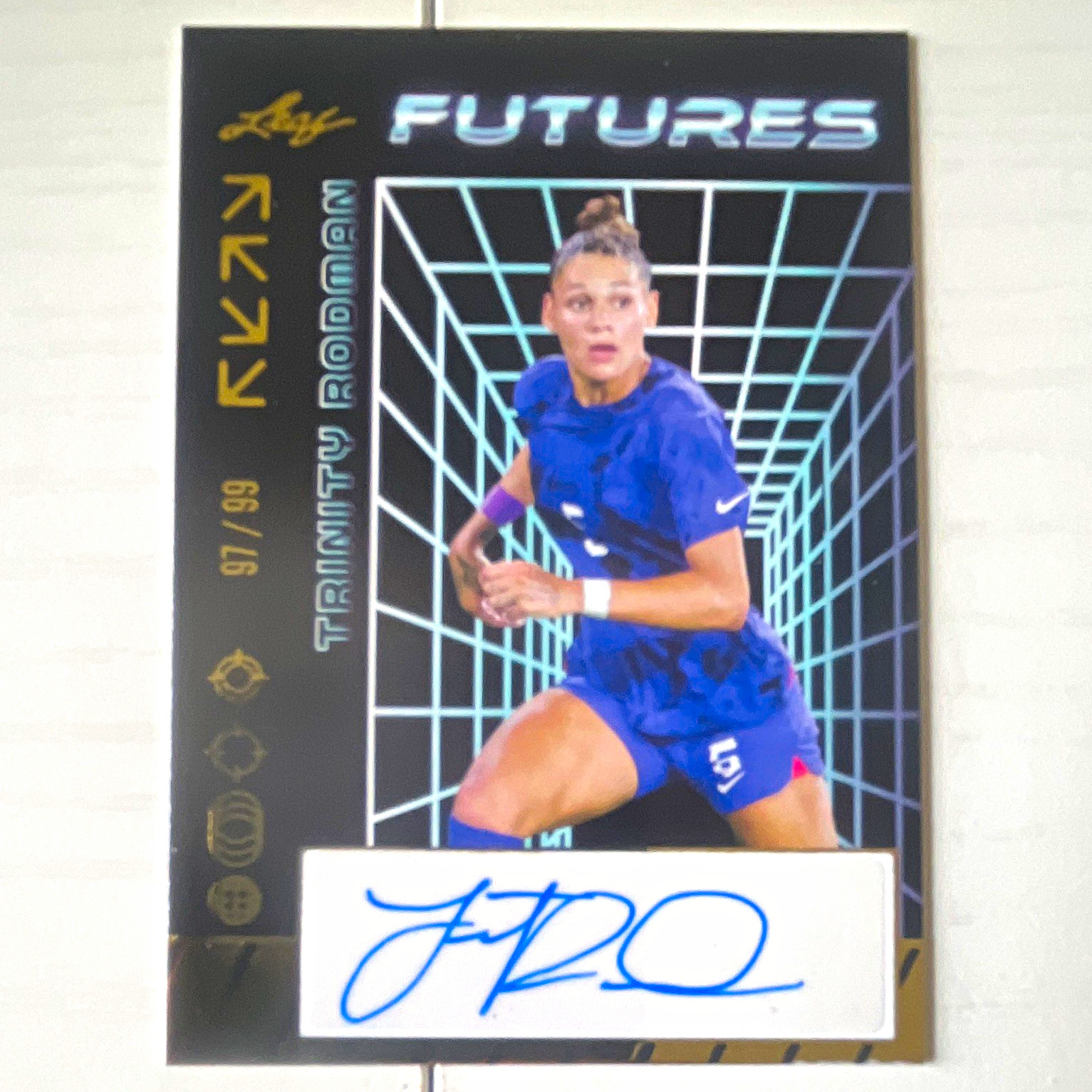 2024 Leaf Futures Trinity Rodman Autograph/99 Card #A-TR1