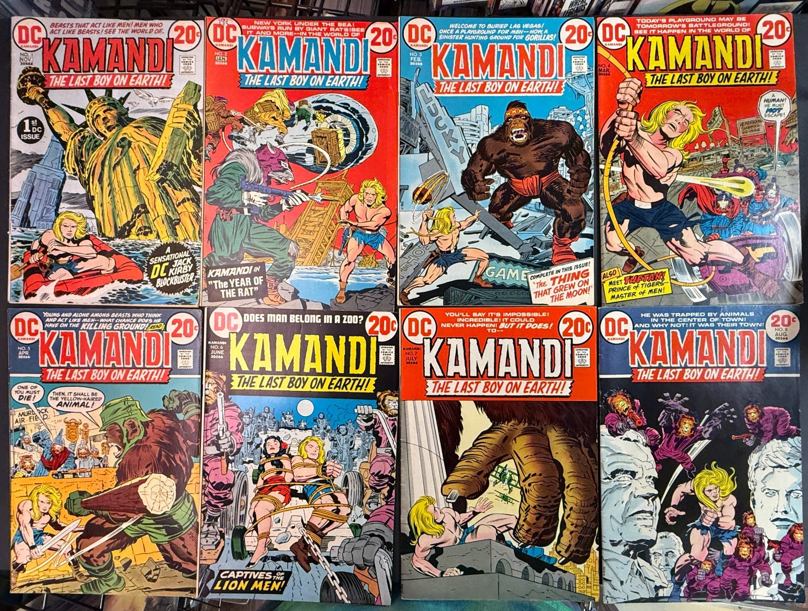 Kamandi, The Last Boy on Earth (1972) #1-59 Missing #49 DC Comics GD-FN/VF