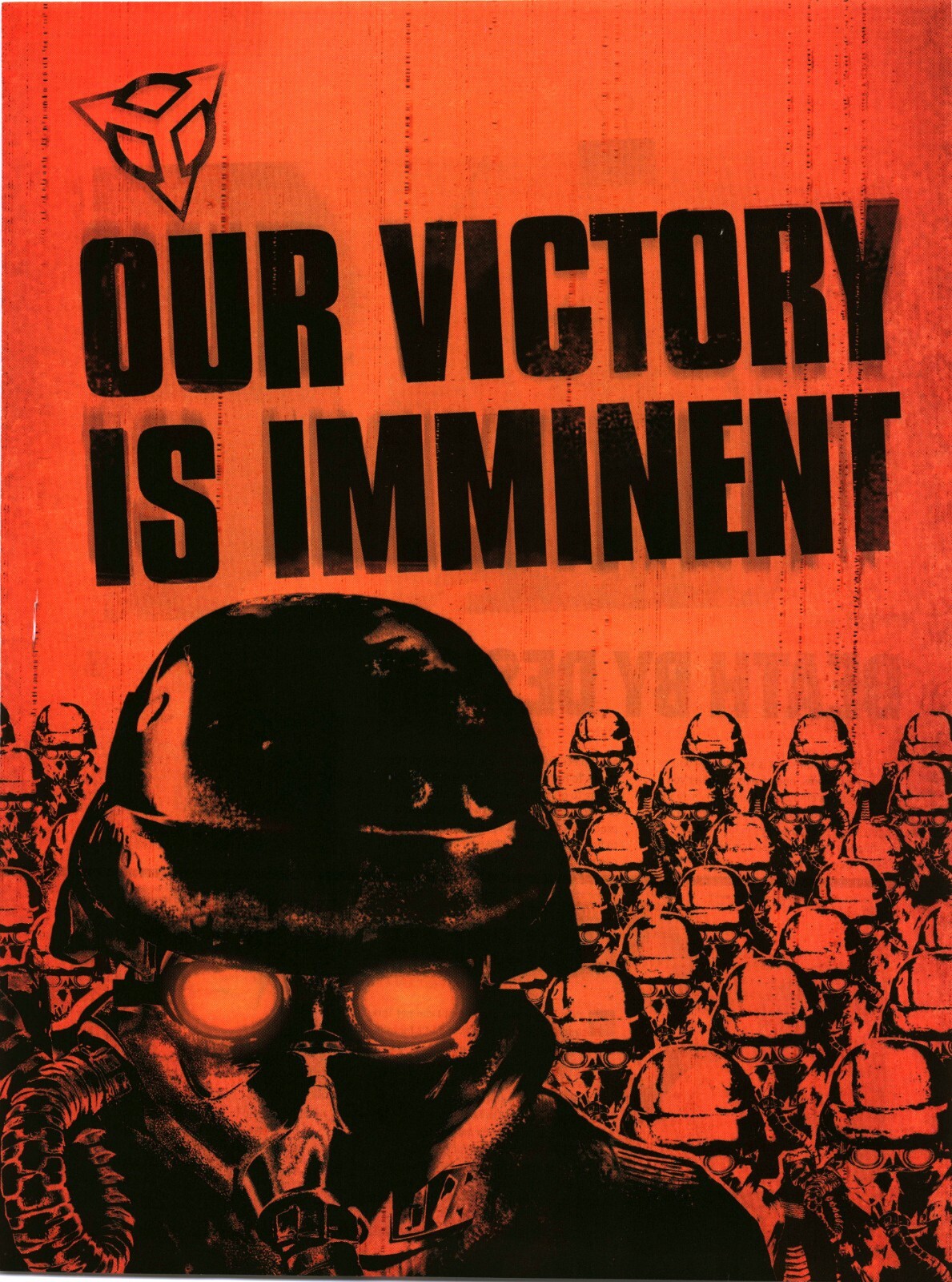 2004 Killzone Sony PS2 Helghast Our Victory Is Imminent Decor Art Print Ad