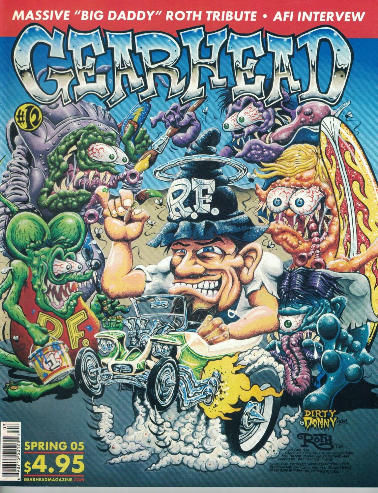 Gearhead Magazine New Issue #12 2005 Big Daddy Ed Roth Rat Fink Hot Rods Kustom