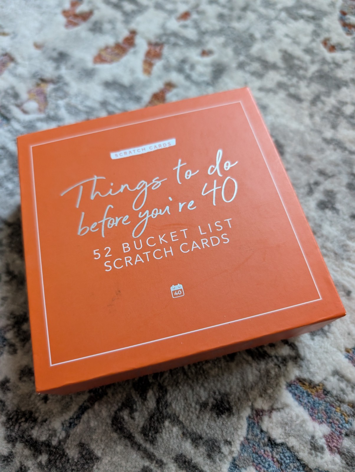 Gift Republic Things to Do Before You\'re 40 Scratch Cards - Personalised Bucket