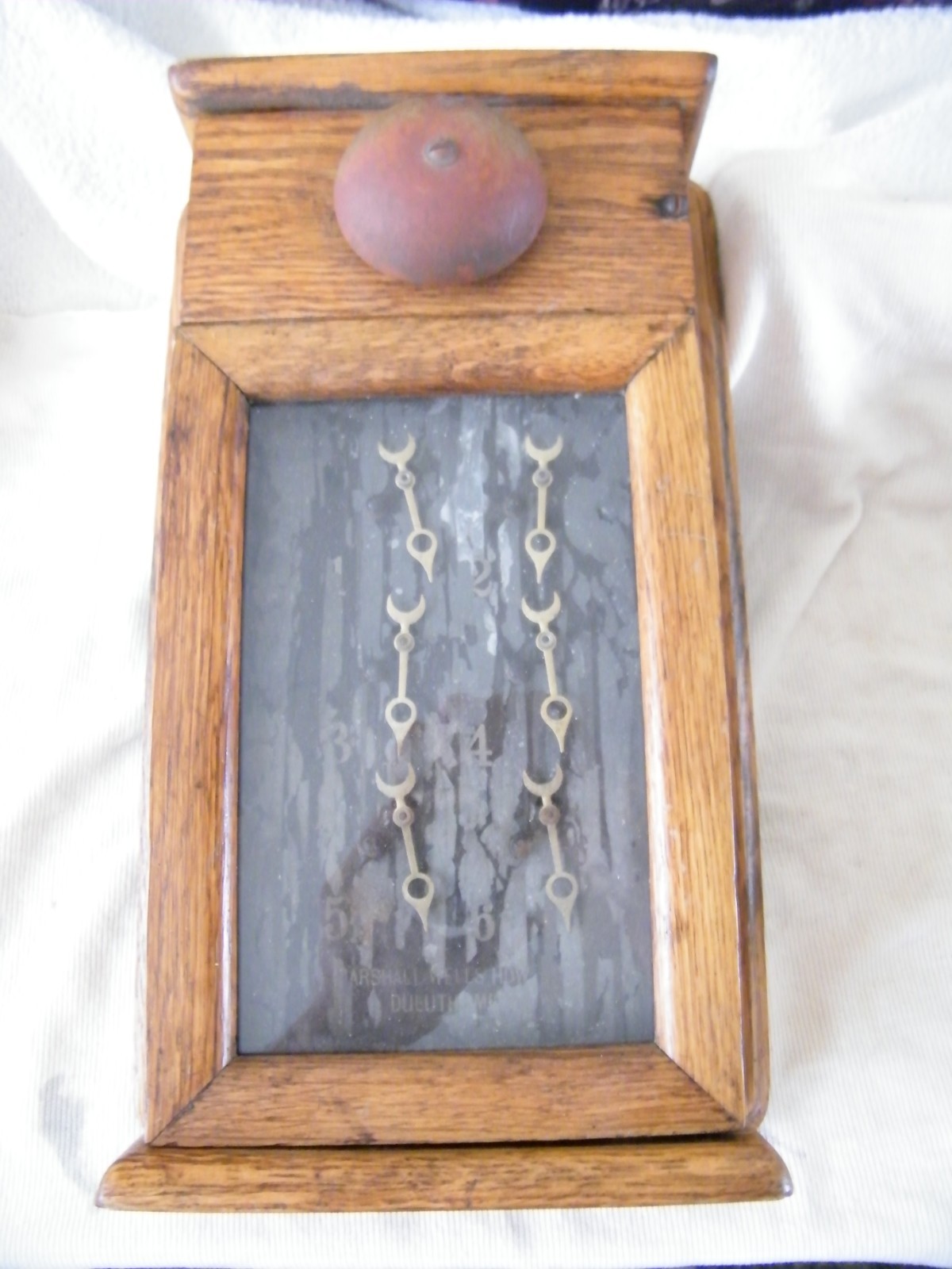 Antique MARSHALL WELLS HARDWARE Duluth Mn. Butler Call Box 6 Room Annunciator