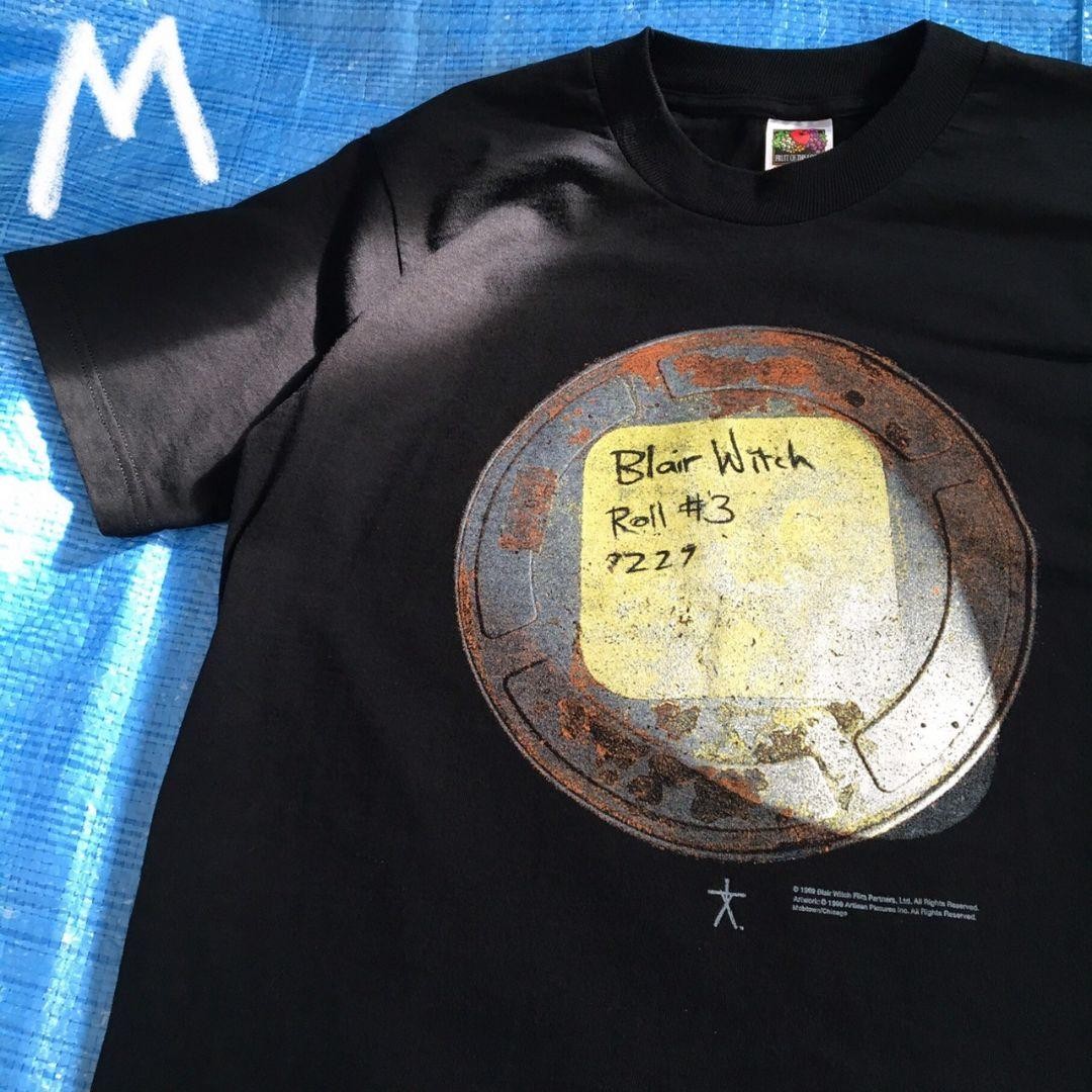 Blair Witch Project 1999 Promo T-Shirt Fruit Of The Loom Black Used