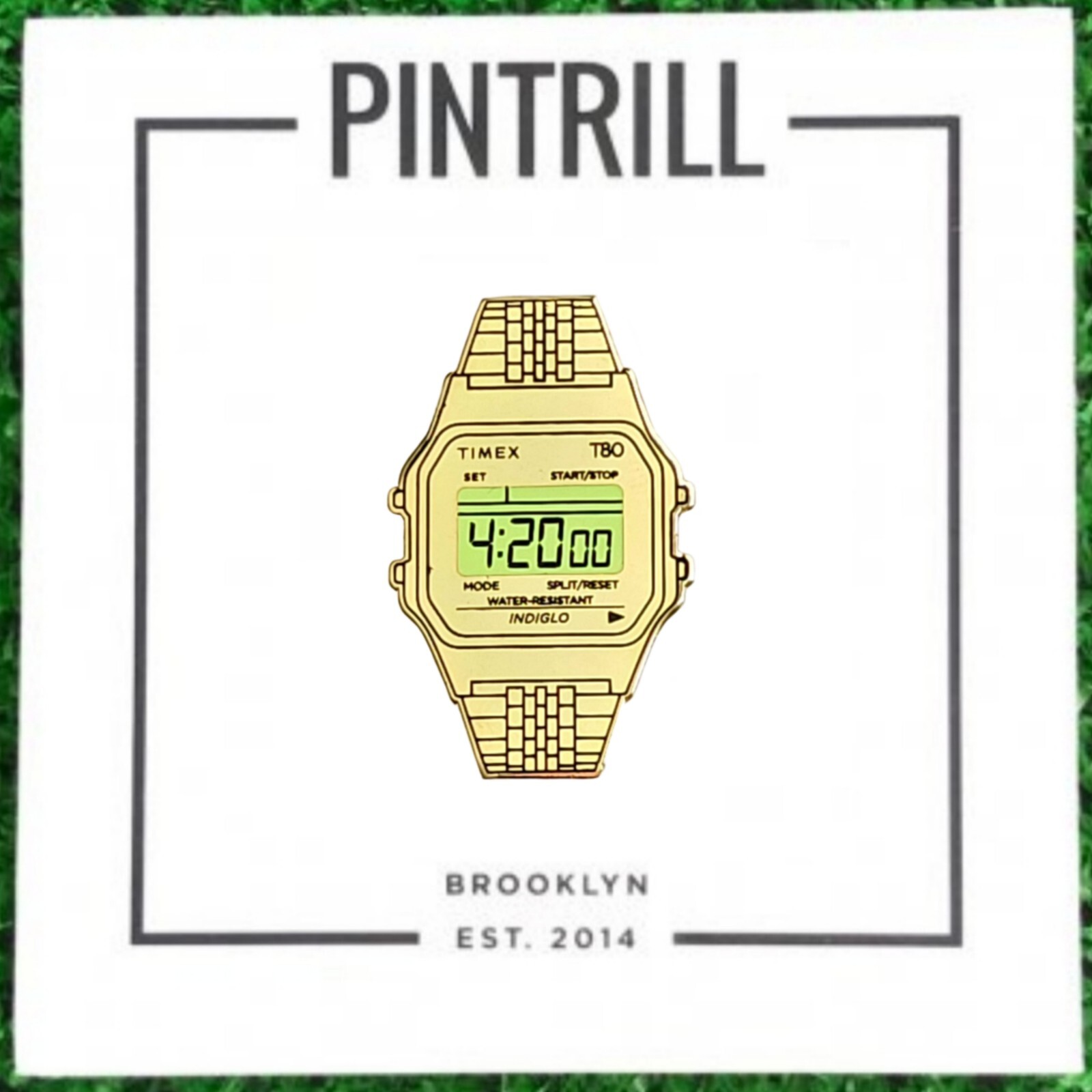 ⚡RARE⚡ PINTRILL x TIMEX Gold Watch Timex Pin *BRAND NEW* 2019 ComplexCon ⌚️