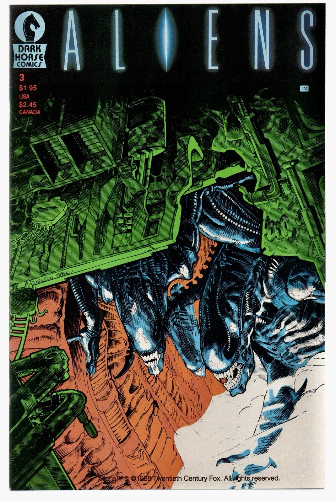 1989 Dark Horse Comics Aliens #3 1st Print NM Grade