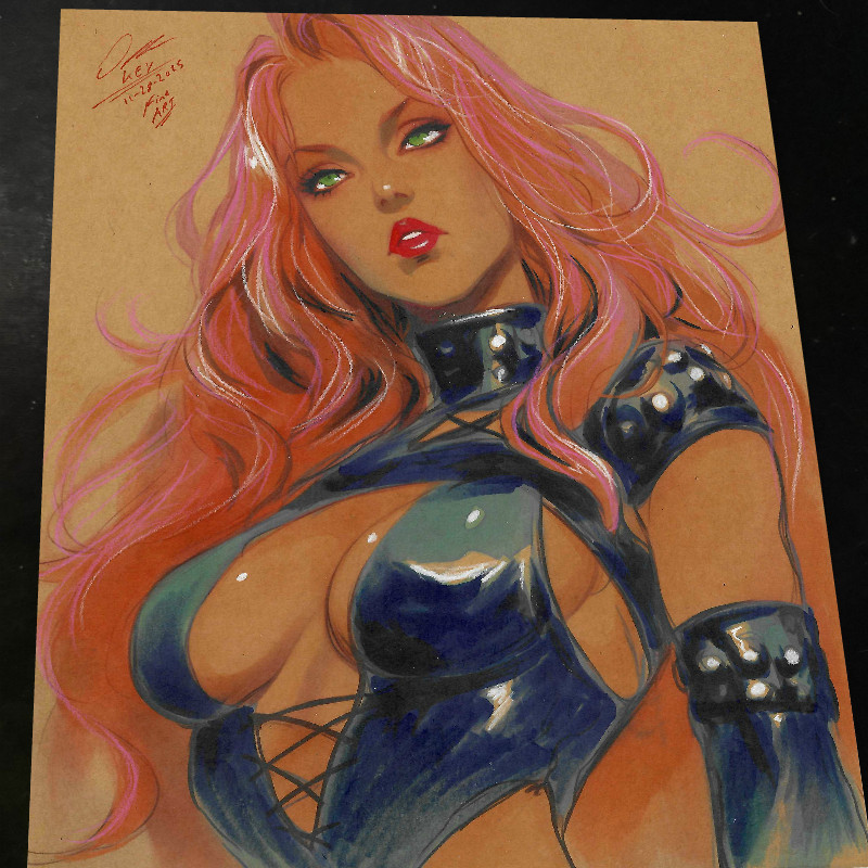Starfire Art Print Signed 8.5x11 | Art by Keyeske