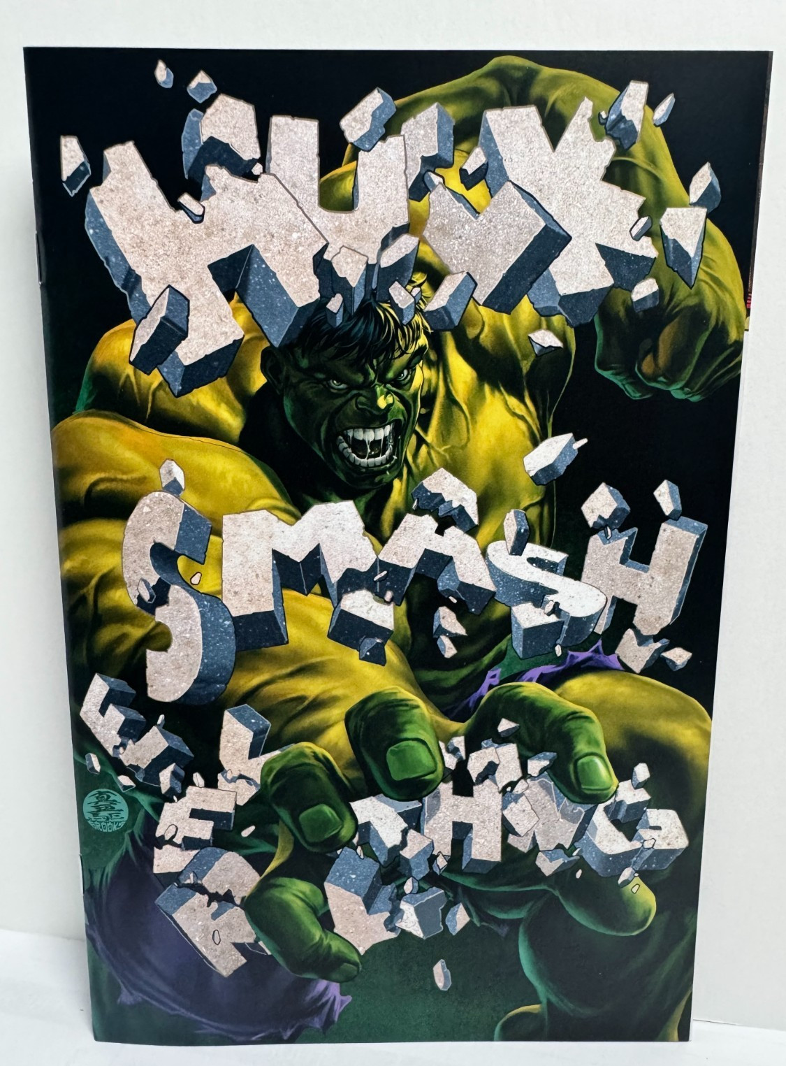 Hulk Smash Everything #1 Mark Brooks 1:100 Virgin Variant Marvel Comics 2025 NM+