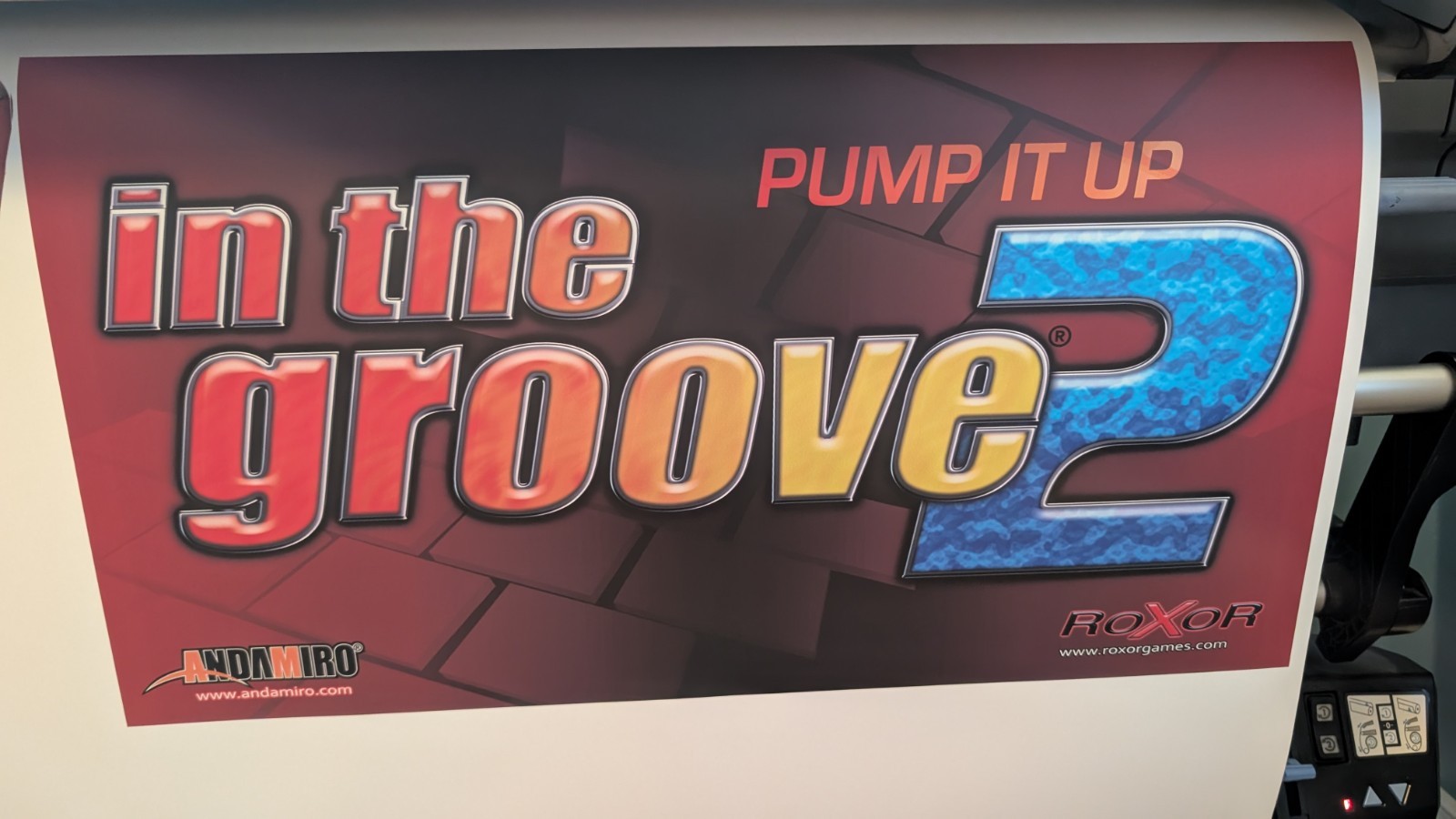 Roxor Arcade Dedicated Andamiro In The Groove 2 Marquee  Backlight 
